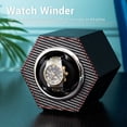 thumbnail image 3 of Automatic Single Watch Winder Case with Quiet Motor,Single Watch Winder for Automatic Watches Jewelry Storage Case Watches Display Box for Men S and Ladies, 3 of 7