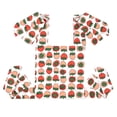 thumbnail image 1 of Portabebés de algodón con estampado de fresas rojas y dibujos animados para niños, 1 of 6