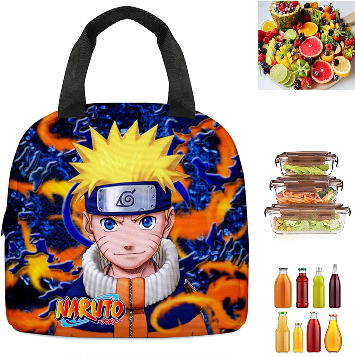 Naruto Children s Lunch Pack Primary School Lunch Box Walmart