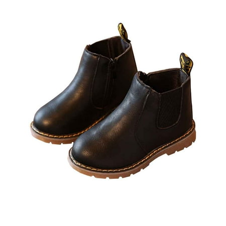 

Jygee 1 Pair Winter Children Retro Boots Warm High Ankle Shoes Sports Martin Boots Snowboots for Outdoor Indoor