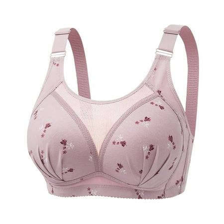 GENGING Ladies Tops Clearance Women s My Order Bra Plus Size Printed Collection Accessory Breast Gathering Thin Strapless Style Bra