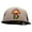 Khaki, variant on Magic Mushroom Patched Flat Bill Foam Camo Mesh Trucker Cap - Khaki OSFM