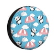 thumbnail image 1 of Fotbe Panda Flying in the Sky Funda de Llanta de Repuesto con Estampado, Engrosada, Ajuste Universal para Jeep, Remolque, RV, SUV, Camión-14 inch, 1 of 6
