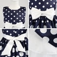 thumbnail image 6 of IBTOM CASTLE Kids Girls Polka Dots Tutu Princess Ballet Dress for Toddler Child Bowknot Birthday Party Dance Halloween Fancy Dress up Costume 7-8 Years Royal Blue, 6 of 7