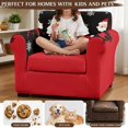 thumbnail image 5 of Chririnla Christmas 2 Piece Armchair Slipcovers, Elastane Fabric Chair Slipcover with Elastic Bottom, Washable for Living Room and Pet Protection, 5 of 8
