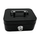 thumbnail image 2 of Caja de dinero con cerradura Cofre del tesoro Hucha de metal Pequeña moderna Colección Titular Negro, 2 of 9