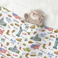 thumbnail image 2 of Pofeuu America Landmarks Print Puppy Blanket,Dog Blankets,Pet Blanket Cozy Cat Blankets for Indoor Cats, Fuzzy Pet Blanket for Kitten Doggy Dog Blankets-Large, 2 of 8