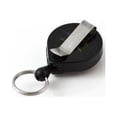 thumbnail image 2 of Key-Bak Badge Holder, Split Ring Type, 3/4 in Ring Size, Black 0050-005, 2 of 2