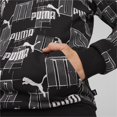 thumbnail image 4 of Sudadera con capucha PUMA Essentials para hombre, forro polar, talla grande y alta, color negro SS24, 4 of 5