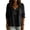 Black #22, variant on Women's Lace 3/4 Sleeve Tunic Tops Loose Fit Crewneck T Shirts Eyelet Flowy Babydoll Peplum Top Summer Boho Blouses White 2XL
