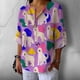 thumbnail image 3 of Camisas Domirica, casual, de lino, manga 3/4, mujer 2025, 3 of 3