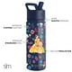 thumbnail image 1 of Botella de agua Simple Modern con diseño de princesa Disney para niños con pajita, 1 of 8