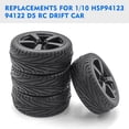 thumbnail image 1 of Neumlicos de Deriva RC RC Reemplazos de AutoS de Carreras RC 4PCS para 1/10 HSP94123 94122 D5 Yokomo RC Drift Car, 1 of 7