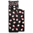 thumbnail image 2 of Black Christmas Santa Pattern Toddler Nap Mats for Kids Preschool,60"x20" Sleeping Mat Bag or Kids,Toddler Sleeping Bag,Toddler Nap Mat or Daycare, 2 of 6