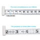 thumbnail image 4 of Inteprter Regla de medición de cinta de medición de fitness corporal de tela autoajustable para niños, herramientas de confección de 60 pulgadas y 150 Tela de costura y artesanía Blanco Inteprter HA009090-01, 4 of 6