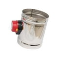 thumbnail image 4 of Zxpjkyu Stainless Steel Electric Air Duct Damper Valve for HVAC Air Balancing System OD 200mm AC24V, 4 of 9