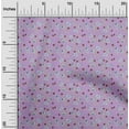 thumbnail image 1 of oneOone Cotton Jersey Pastel Purple Fabric Flower & Leaves Watercolor Quilting Supplies Print Sewing Fabric By The Yard 58 Inch Wide, 1 of 4