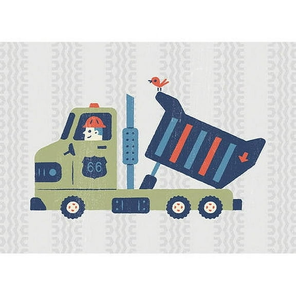 Oopsy Daisy's Little Tow Truck Canvas Wall Art, 14x10