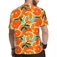 thumbnail image 4 of Oranges Harvest Sports T-Shirt Fruit Green Leaf Print Harajuku T-Shirts Man Fun Tshirt Su, 4 of 5