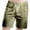 Green, variant on Mens Short Shorts Men's Casual Shorts for Summer Activities Festival Lightweight Comfort with Trendy Letter Print Design Relaxed Fit for Casual Outings Army Green L