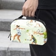 thumbnail image 2 of Tennis Waterproof Oxford Cloth Travel Case for Electronic Devices, USB Organizer, Charger Organizer Travel Case, Phone Cable Organizer - 5.9x9.44x3.14 in, 2 of 6