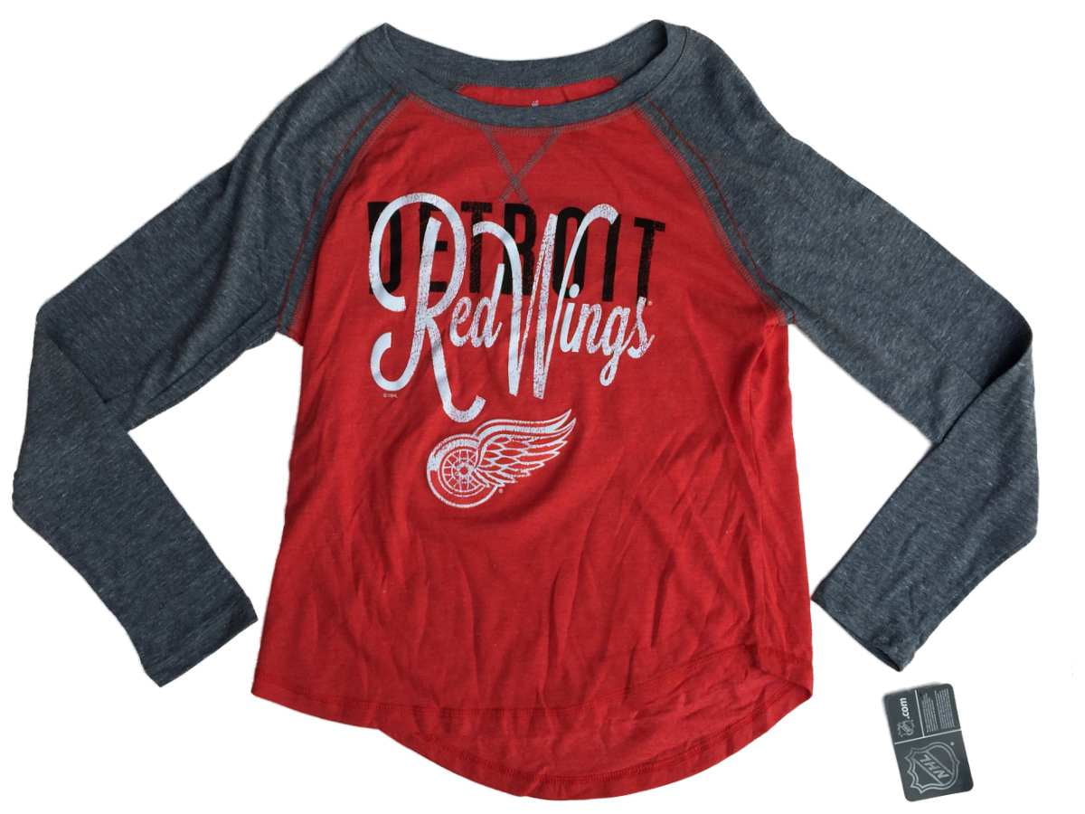 Detroit Red Wings Women's Tri-blend LS Baseball Australia Ubuy