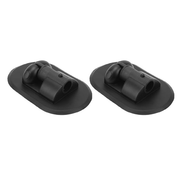 2PCS Inflatable Boat Tent Base PVC 180 Degree Rotation Kayak Canopy Mount for Rowing Speedboat