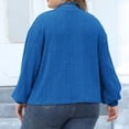 thumbnail image 6 of KyCheLot Women's Bow Sweaters Plus Size Knit Warm Long Sleeve Turtleneck Pullover Tops, 6 of 6