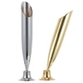 thumbnail image 3 of Fontaine Vintage Noël de Bureau - 2 Pcs Style Prise de Base Maison Bureau Fontaine Vintage Support Bureau Stylo Simple Trempage Métal Rétro Noël Support Simple, Insert Argenté Plume de Bureau, 3 of 7