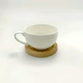 thumbnail image 7 of 5PCS Mosaic Bamboo Coasters, Blank Base Trays, Round Drinking Cup Coaster, Wooden Drink Coasters for Coffee Table Dining Table Protection, Brown, 7 of 7
