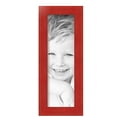 thumbnail image 2 of ArtToFrames 5" x 16" Red Picture Frame, 5x16 inch Red Wood Poster Frame (WOM-4593), 4 Pack, 2 of 7