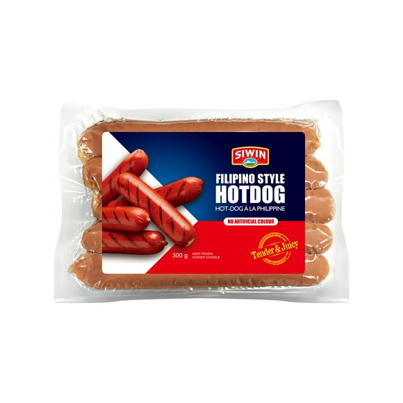 Siwin Foods Frozen Filipino Style Hot Dog 300g, Fil Hot Dog