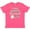 Retro Heather Pink, variant on Inktastic Daddy Baseball Grandson Gift Youth T-Shirt