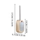 thumbnail image 4 of Cepillo de pared para inodoro, baño, lavabo, mango de acero inoxidable, cepillo con caja de soporte, dorado seitruly  HA000134-03B, 4 of 6