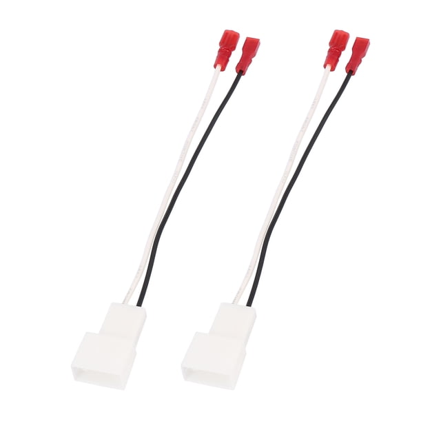 2pcs Car Speaker Connector Harness Adapter 72-8104 White for Toyota Matrix 2003-2008
