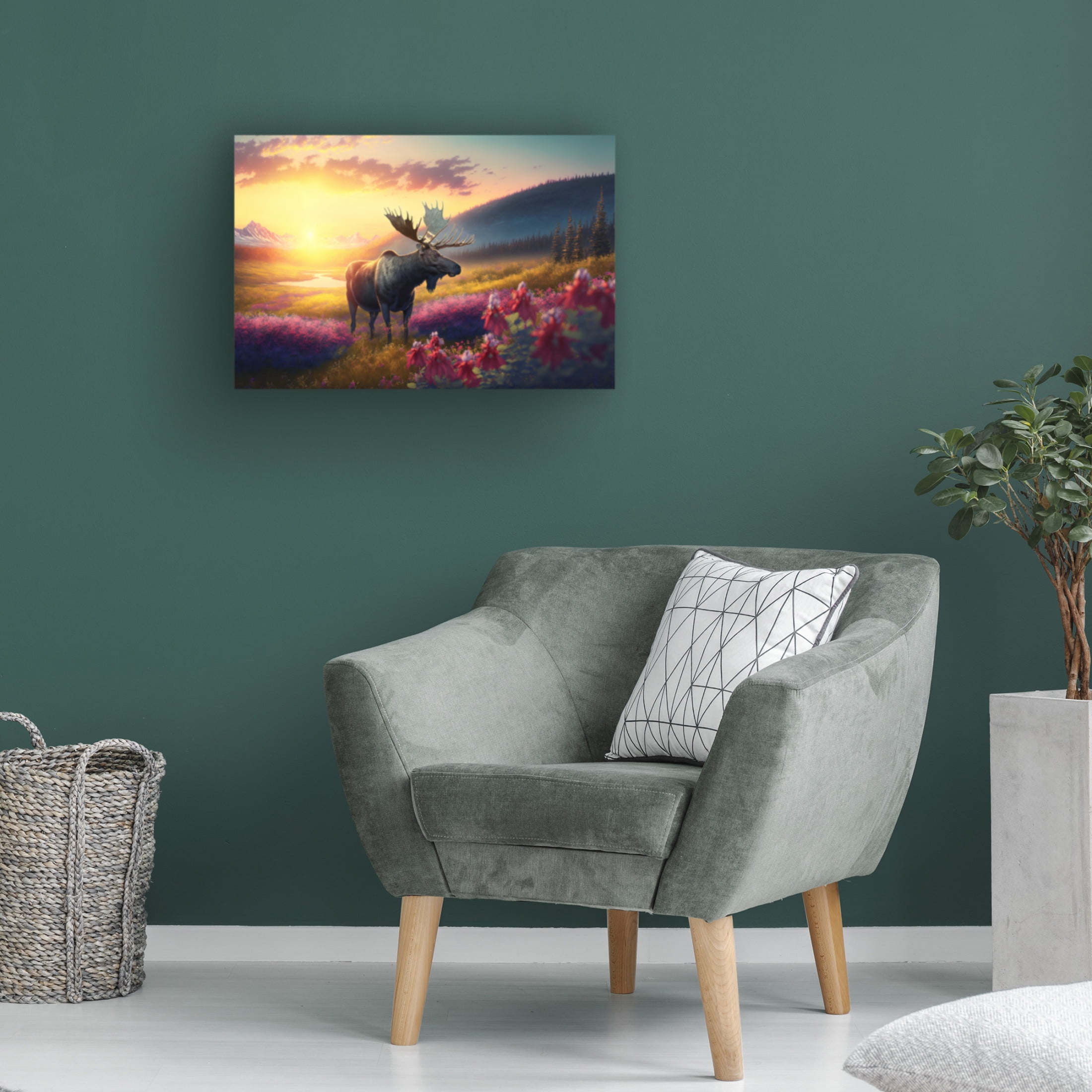 Canvas Wall Art - Ray Heere 'North American Wildlife 10' Wall Art for Living Room, Bedroom, or Office Décor by Trademark Fine Art - 32 x 22 Inches