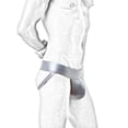thumbnail image 5 of HKEJIAOI Mens Underwear Patent Leather Jockstrap Low Rise G-String Briefs, Silver L, 5 of 5