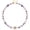Multicolor Fluorite Beads Choker, variant on Aobei Pearl Bohemian Colorful Simulated-Ceramic Lava Beads Choker Necklace Adjustable Clay Beads Gemstone Jewelry for Women 15”