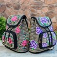 thumbnail image 2 of China Yunnan Ethnic Embroidery Backpack Retro Floral Embroidered Ladies Rucksack Embroidered Backpack Embroidered Shoulder Bag Goldenrod, 2 of 6