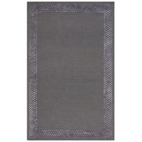 SAFAVIEH Glamour Elfrida Bordered Area Rug, Dark Grey, 8' x 10'