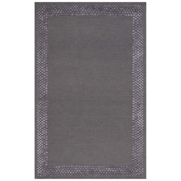 SAFAVIEH Glamour Elfrida Bordered Area Rug, Dark Grey, 8' x 10'