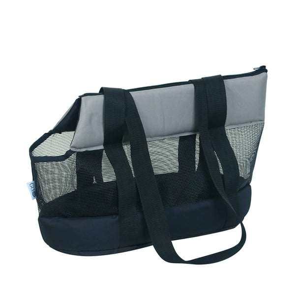 Bolso portátil para mascotas para primavera y verano, plegable, de malla, para perros y gatos.