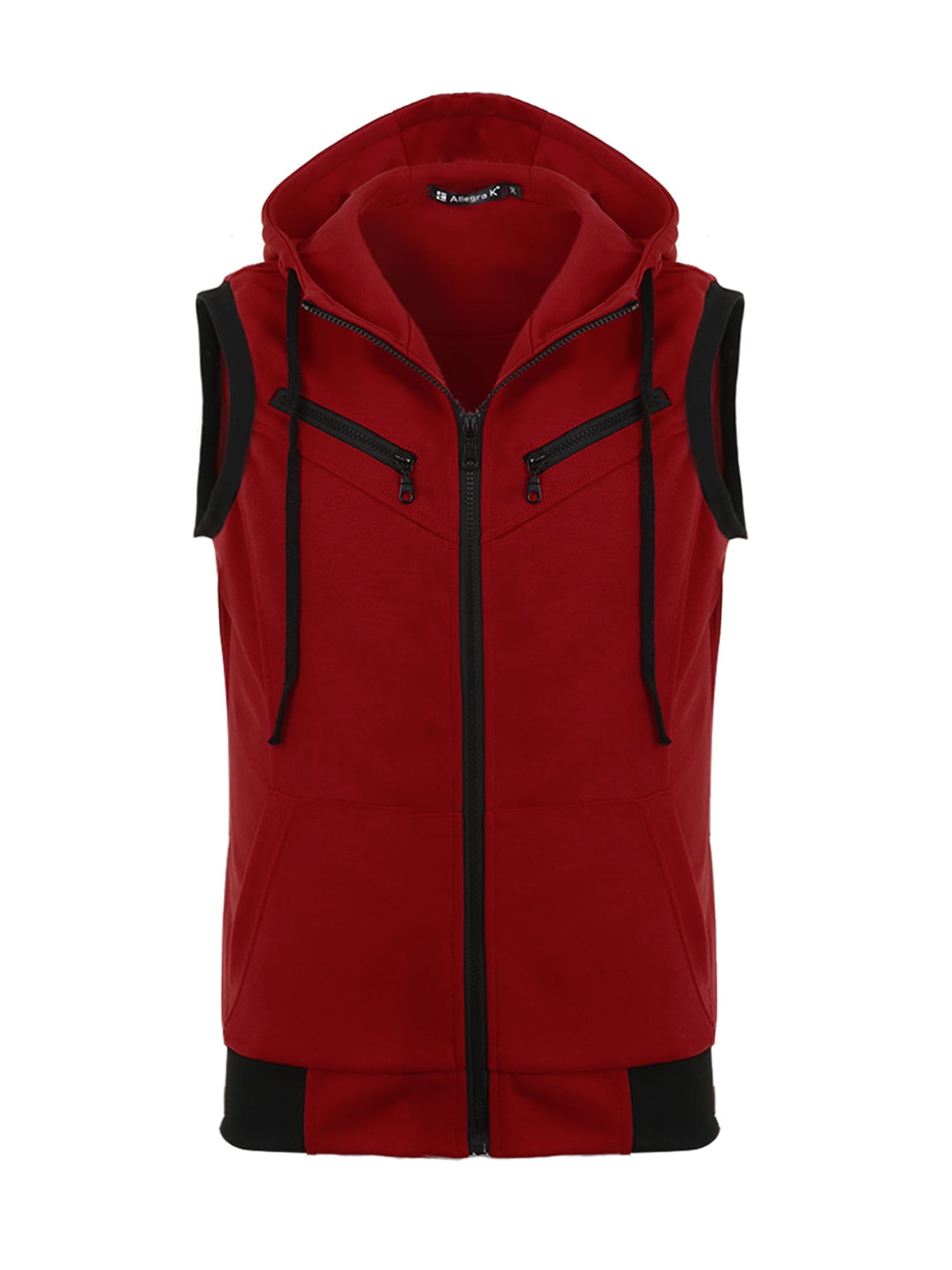 Lars Amadeus Men's Kangaroo Pocket Zip 