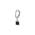 thumbnail image 5 of Pendientes blancos, cristales negros, pendientes de diamantes negros bañados en oro para mujer, pendientes colgantes para mujer, aniversario de bodas, 5 of 5