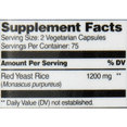 thumbnail image 2 of 21st Century Red Yeast Rice Vegetarian Capsules - (Pack of 4), 2 of 2