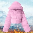 thumbnail image 4 of Women's Soft Hooded Jacket Cozy Winter Warmth Long Sleeve Outerwear For Everyday Comfort, 4 of 4