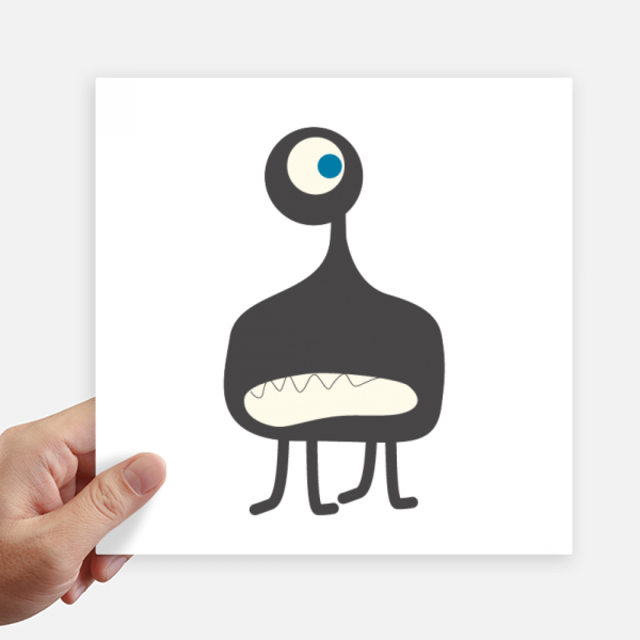 Autocollants Monstres Univers et Extraterrestres, Étiquettes Murales, Autocollants Adhésifs pour Ordinateur Portable