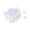 White, variant on huayou Dark Blue Luminous Flat Heart Shape Ornament Stones, 50 Pack Fluorescent Pebbles, Decoration, for Aquarium Fish Tank Landscape Decor