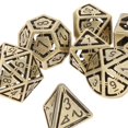 thumbnail image 4 of Juego De Dados Poliédricos DUNGEON Y DRAGONS DND Dice Pearl Dice Para Juegos De Rol Bronce Sunnimix Dados poliédricos, 4 of 4