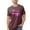 Heather Maroon, variant on CafePress - Scrapbooking Paper Men's Deluxe T Shirt - Mens Tri-blend T-Shirt
